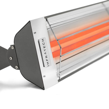 Infratech WD-Series 39-Inch 5000W Dual Element Electric Infrared Patio Heater - 240V - Gray - WD5024GR